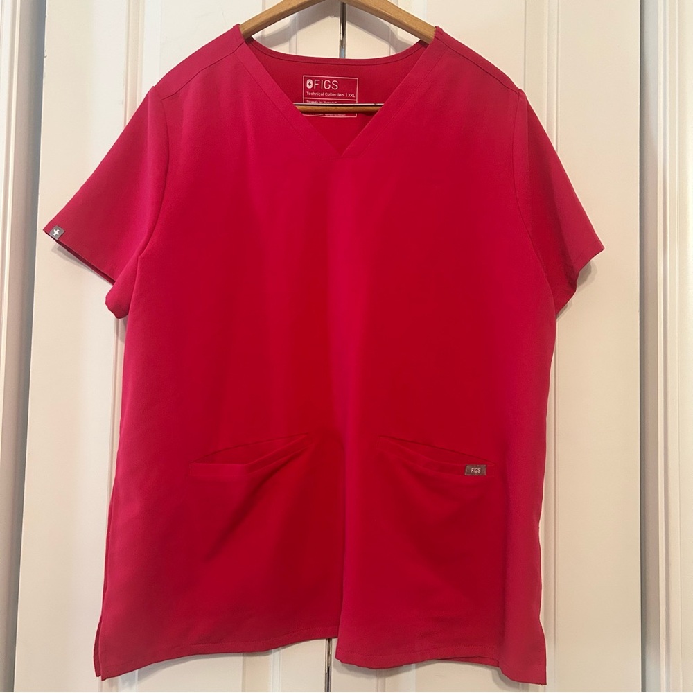 Figs Ultra Rose Casma Top